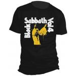  Black Sabbath Vol.4 Album Cover Charcoal Unisex Short Sleeve T-shirt Large (Large Shirt, Black)