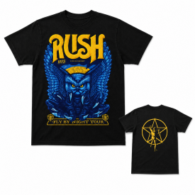 Camiseta RUSH Fly By Night Tour (Size: X-Large)