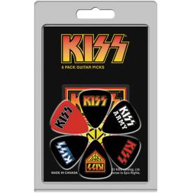 Perri's - Kiss - Logos - Guitar Picks (6 Pack)
