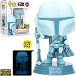 Star Wars: The Mandalorian Hologram Glow-in-the-Dark Pop! Vinyl Figure - Entertainment Earth Exclusi