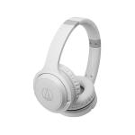 ATH-S200BTWH Bluetooth Wireless On-Ear Headphones with Built-In Mic & Controls, White