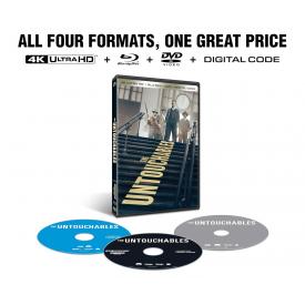 The Untouchables 4K UHD + Blu-ray + DVD + Digital (3-Discs)