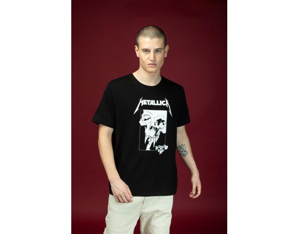 Polera metallica top hombre