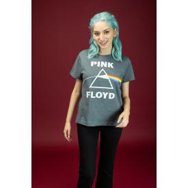 POLERA MC MUJER LOGO PINK FLOYD