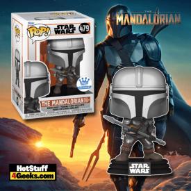 Funko The Mandalorian with Beskar Staff 479 (Exclusive Vinyl Figure)