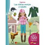 PEGATINAS LAS CHICAS MONTAN A CABALLO